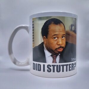 The Office Stanley Mug "Did I Stutter?" Dunder Mifflin Coffee Cup TV Show